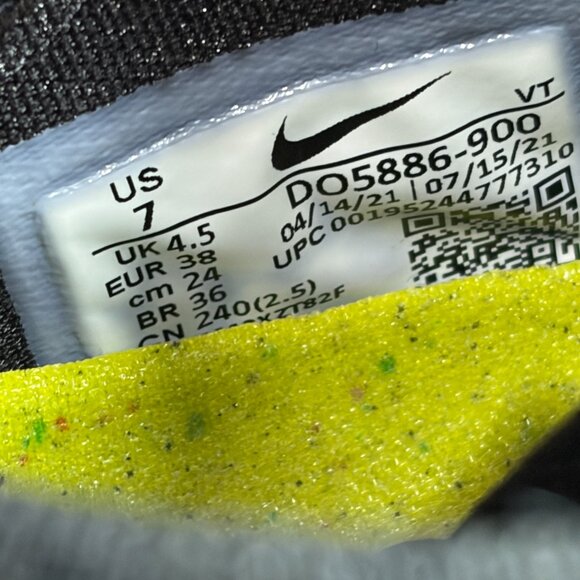 Nike Air Vapormax 2021 Flyknit Multicolor Black Women's Athletic Shoes - Picture 8 of 8